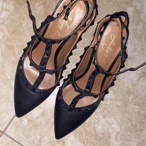 Arturo Chiang black studded heal